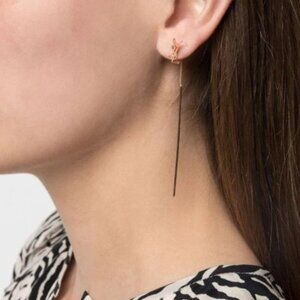 Saint Laurent SHORT THREADER EARRINGS
